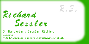 richard sessler business card